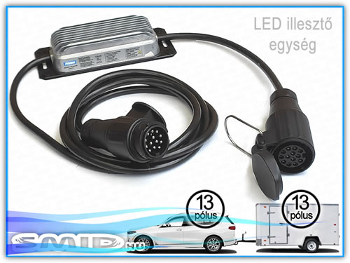 SCALU13-13 12V SMART CONNECT Elektronika LED illesztő egység utánfutó alkatrész